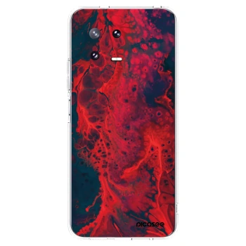 Picasee Xiaomi 13 Pro Hülle - Transparentes Silikon - Organic red