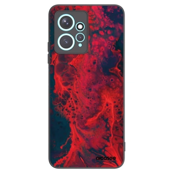 Picasee Xiaomi Redmi Note 12 4G Hülle - Schwarzes Silikon - Organic red