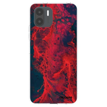 Picasee Xiaomi Redmi A2 Hülle - Transparentes Silikon - Organic red