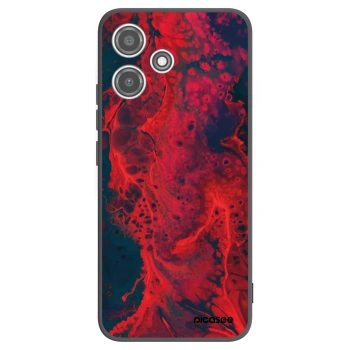 Picasee Xiaomi Redmi 12 5G Hülle - Schwarzes Silikon - Organic red