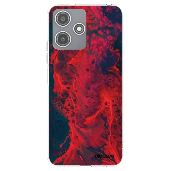 Picasee Xiaomi Redmi 12 5G Hülle - Transparentes Silikon - Organic red