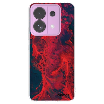 Picasee Xiaomi Redmi Note 13 Pro 5G Hülle - Transparentes Silikon - Organic red