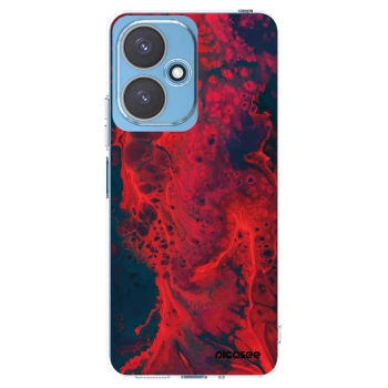 Picasee Xiaomi Redmi 13C 5G Hülle - Transparentes Silikon - Organic red