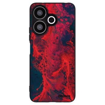 Picasee Xiaomi Redmi 13 4G Hülle - Schwarzes Silikon - Organic red