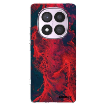 Picasee Xiaomi Redmi Note 14 Pro 5G Hülle - Transparentes Silikon - Organic red