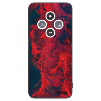 Picasee Xiaomi Redmi 14C Hülle - Schwarzes Silikon - Organic red