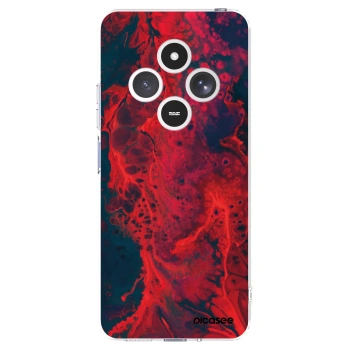 Picasee Xiaomi Redmi 14C Hülle - Transparentes Silikon - Organic red