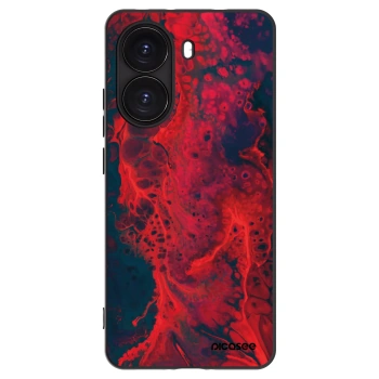 Picasee Xiaomi Poco X7 Pro 5G Hülle - Schwarzes Silikon - Organic red