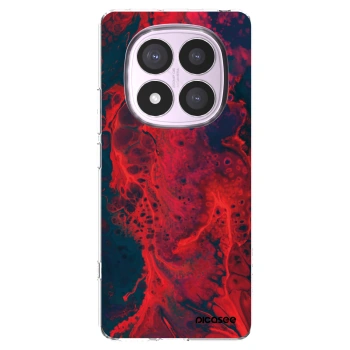 Picasee Xiaomi Redmi Note 14 Pro 4G Hülle - Transparentes Silikon - Organic red