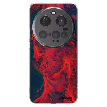 Picasee Xiaomi 15 Ultra Hülle - Transparentes Silikon - Organic red