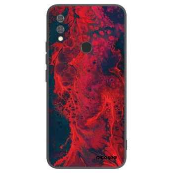 Picasee Xiaomi Redmi Note 7 Hülle - Schwarzes Silikon - Organic red
