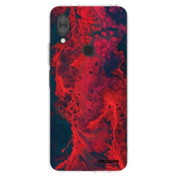 Picasee Xiaomi Redmi 7 Hülle - Transparentes Silikon - Organic red