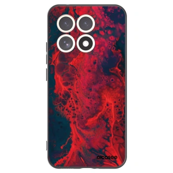 Picasee Xiaomi 15T Hülle - Schwarzes Silikon - Organic red