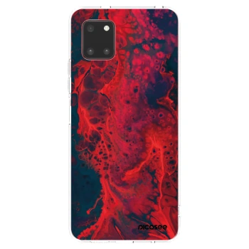 Picasee Samsung Galaxy Note 10 Lite N770F Hülle - Transparentes Silikon - Organic red