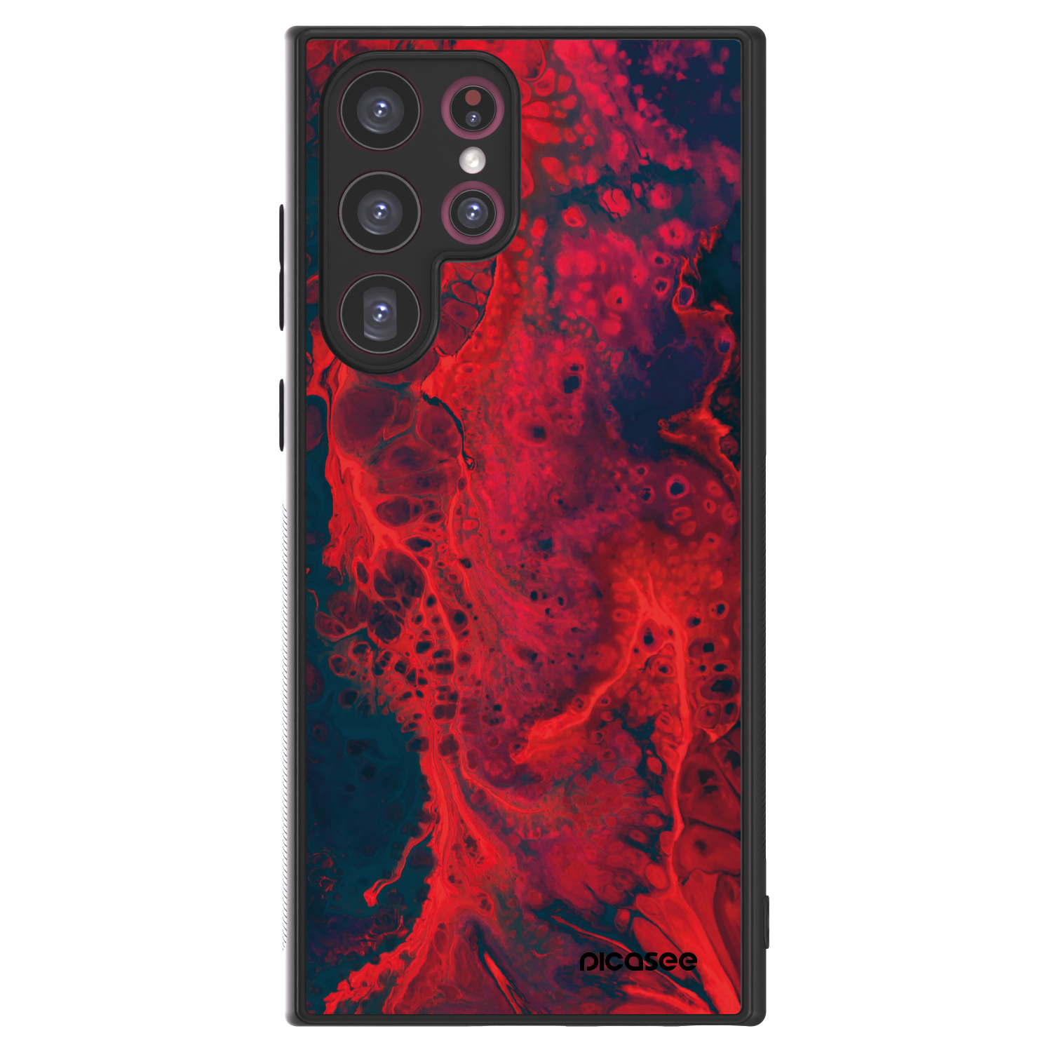 Picasee ULTIMATE CASE PowerShare für Samsung Galaxy S22 Ultra 5G - Organic red
