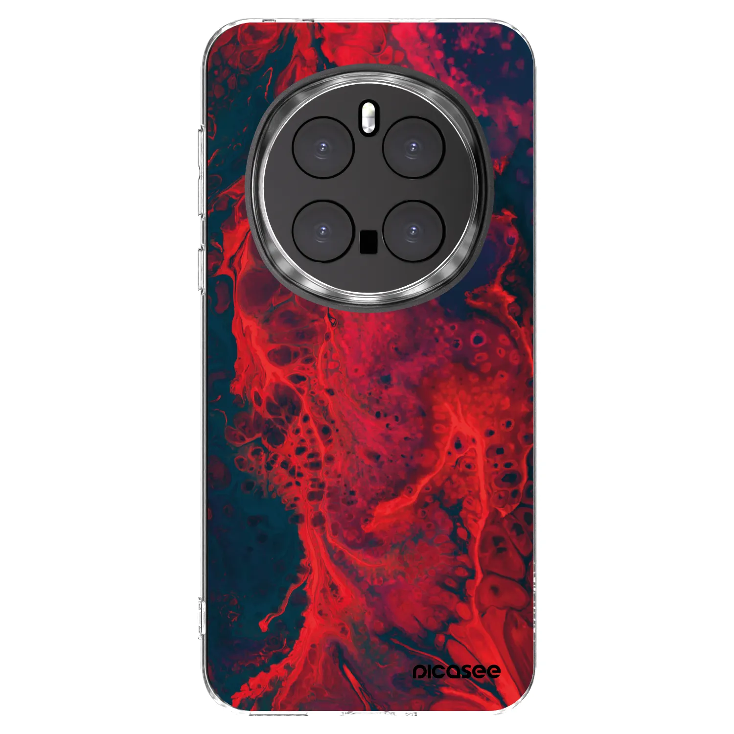 Picasee Honor Magic7 Pro 5G Hülle - Transparentes Silikon - Organic red