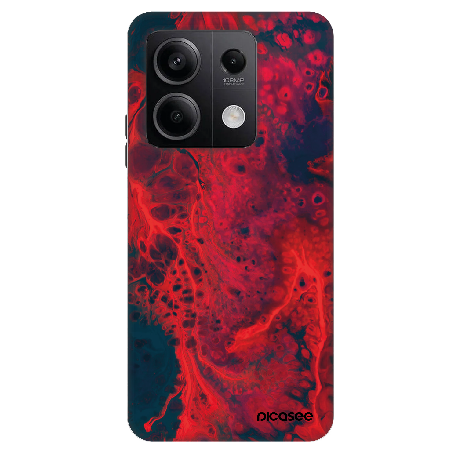 Picasee Fashion Case für Xiaomi Redmi Note 13 5G - Organic red
