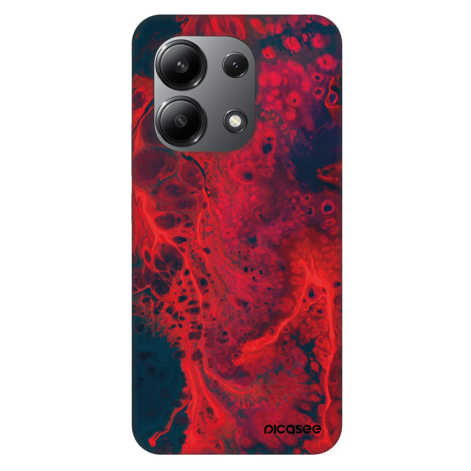 Picasee Fashion Case für Xiaomi Redmi Note 13 4G - Organic red