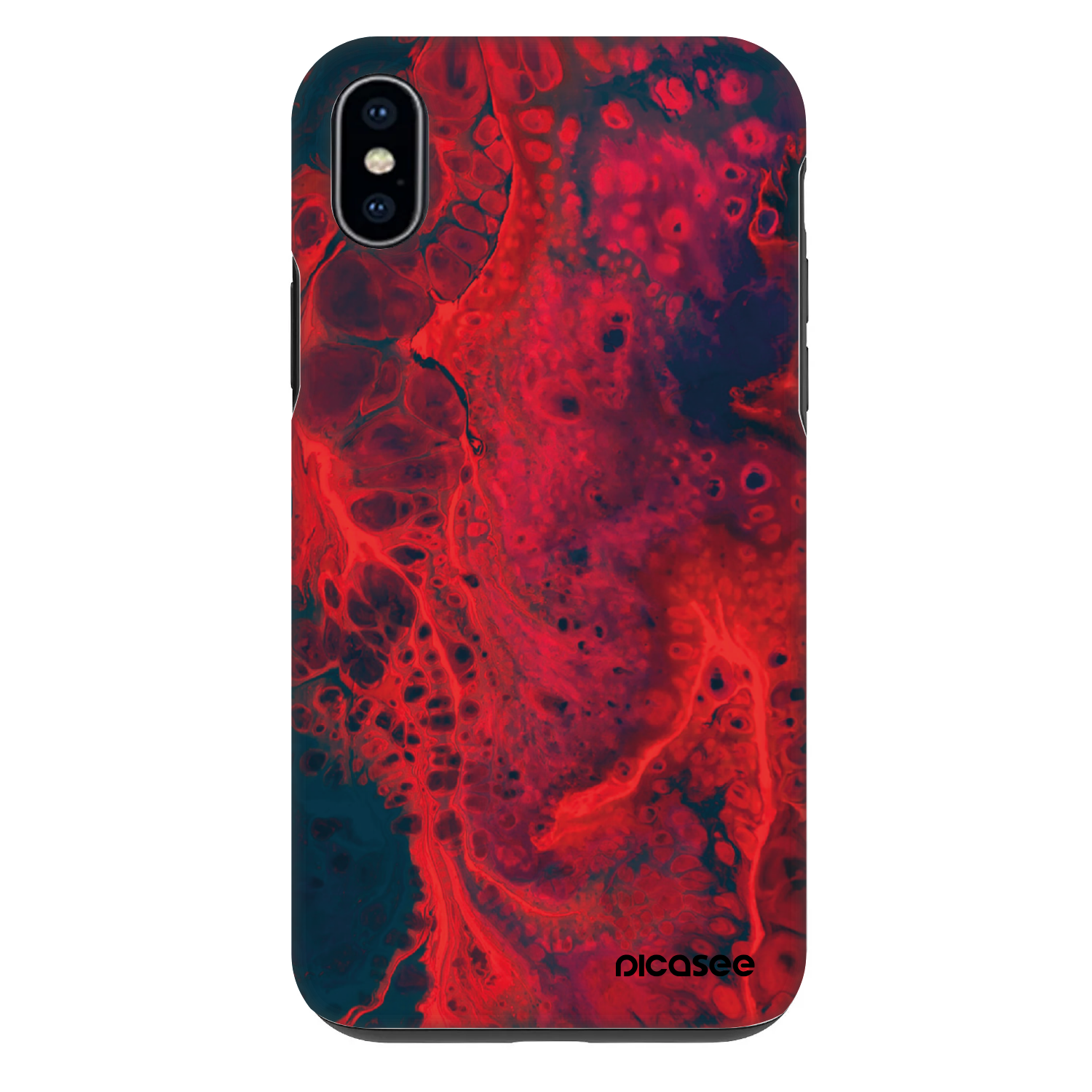 Picasee Fashion Case für Apple iPhone XS Max - Organic red