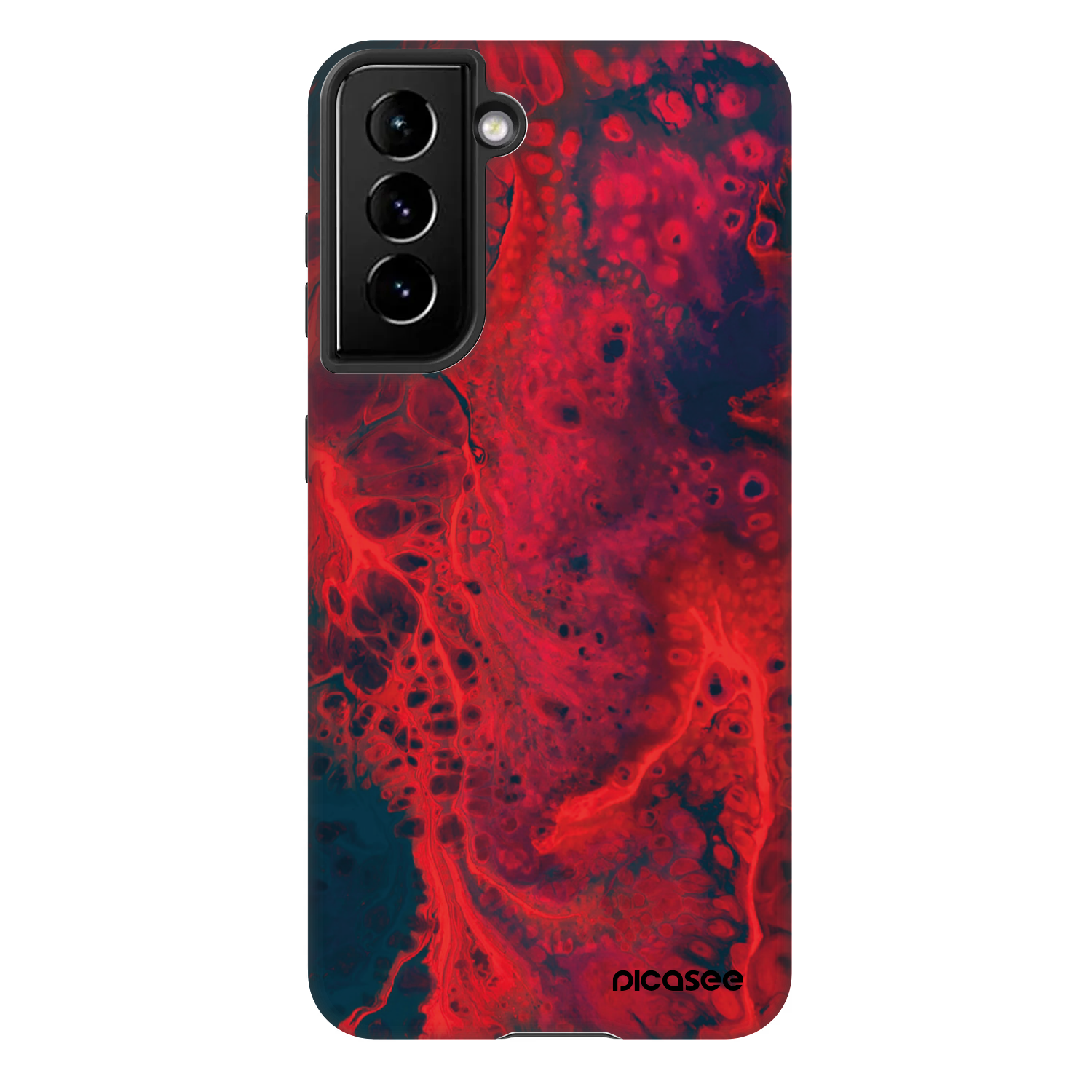 Picasee Fashion Case für Samsung Galaxy S21 5G G991B - Organic red