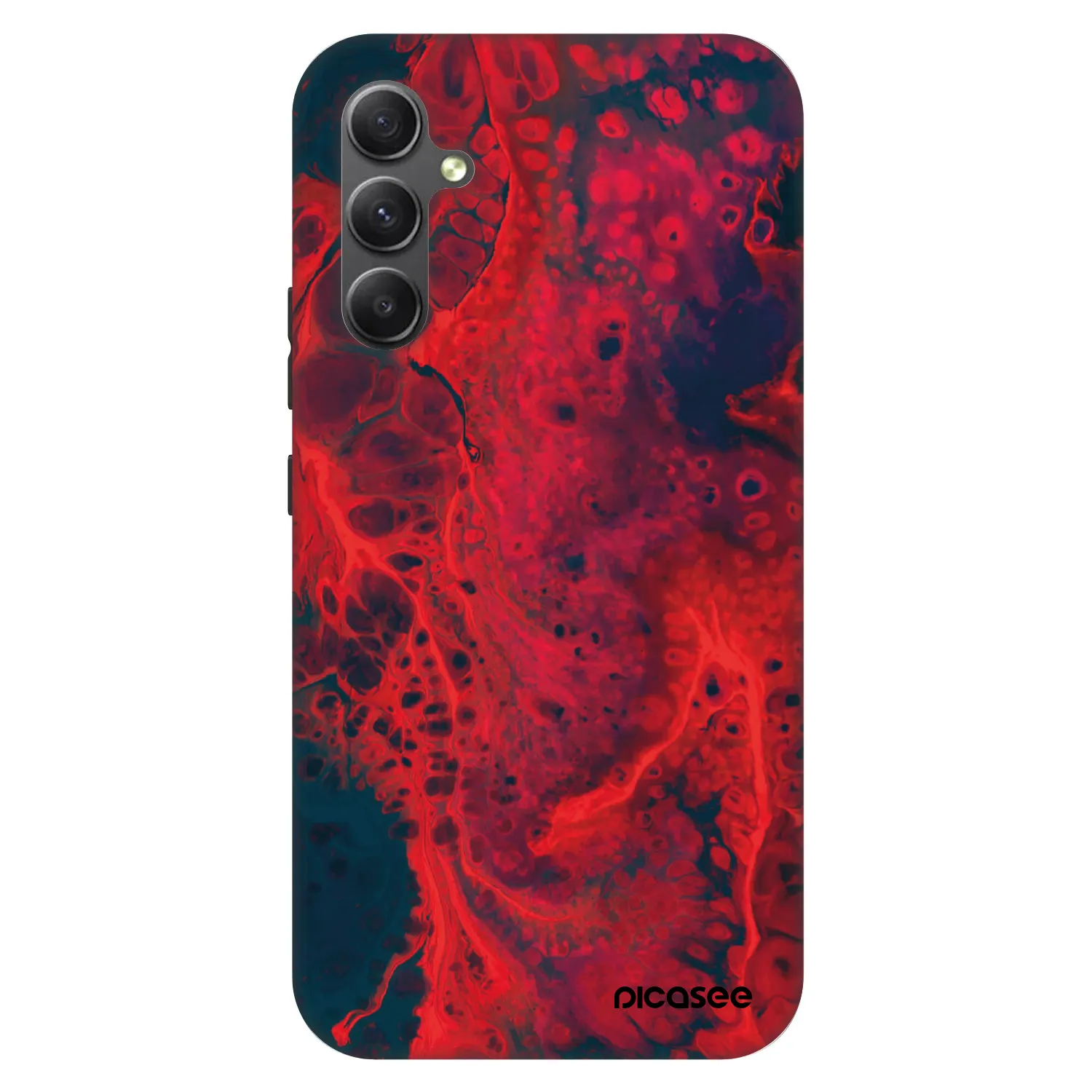 Picasee Fashion Case für Samsung Galaxy A34 5G A346B - Organic red