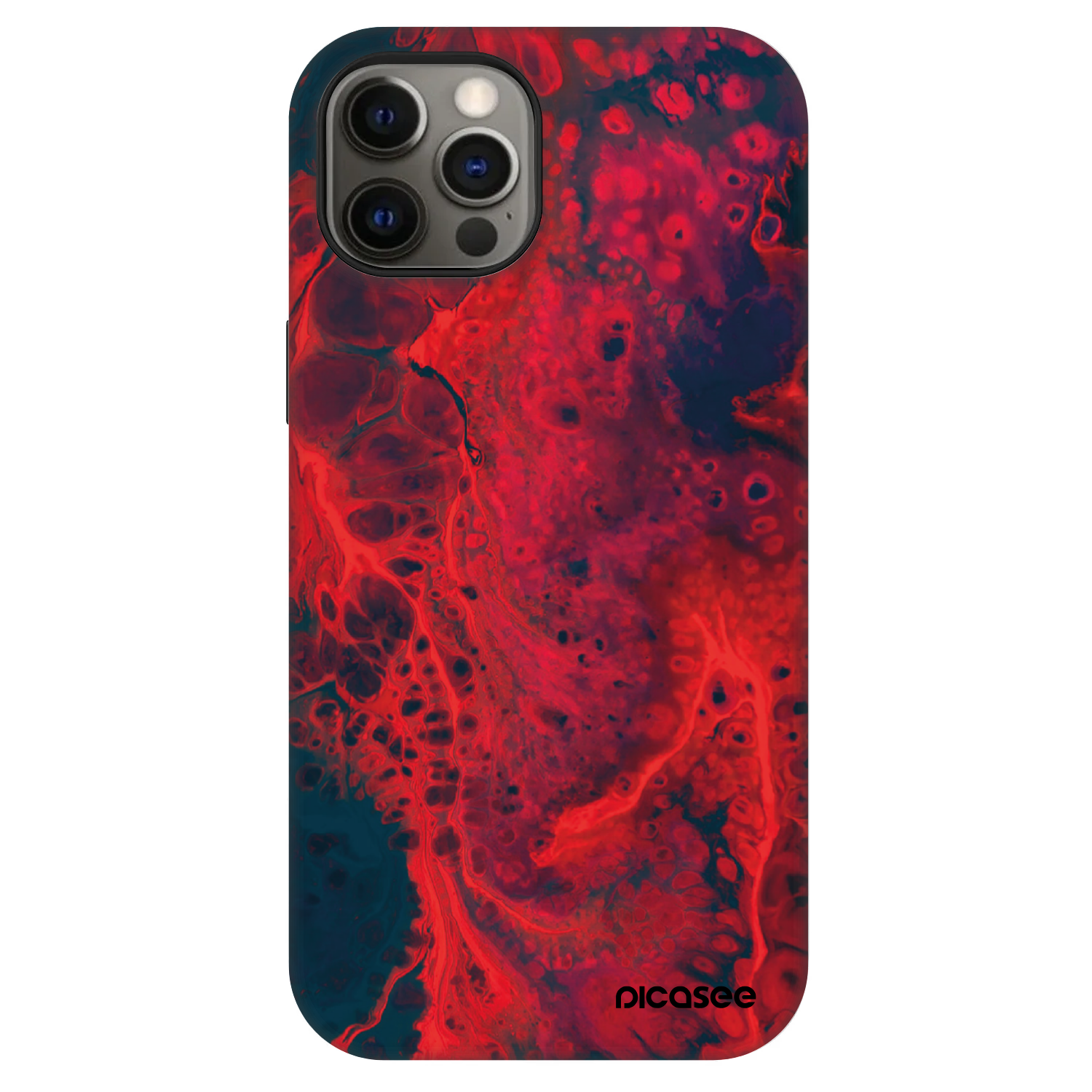 Picasee Fashion Case MagSafe für Apple iPhone 12 - Organic red