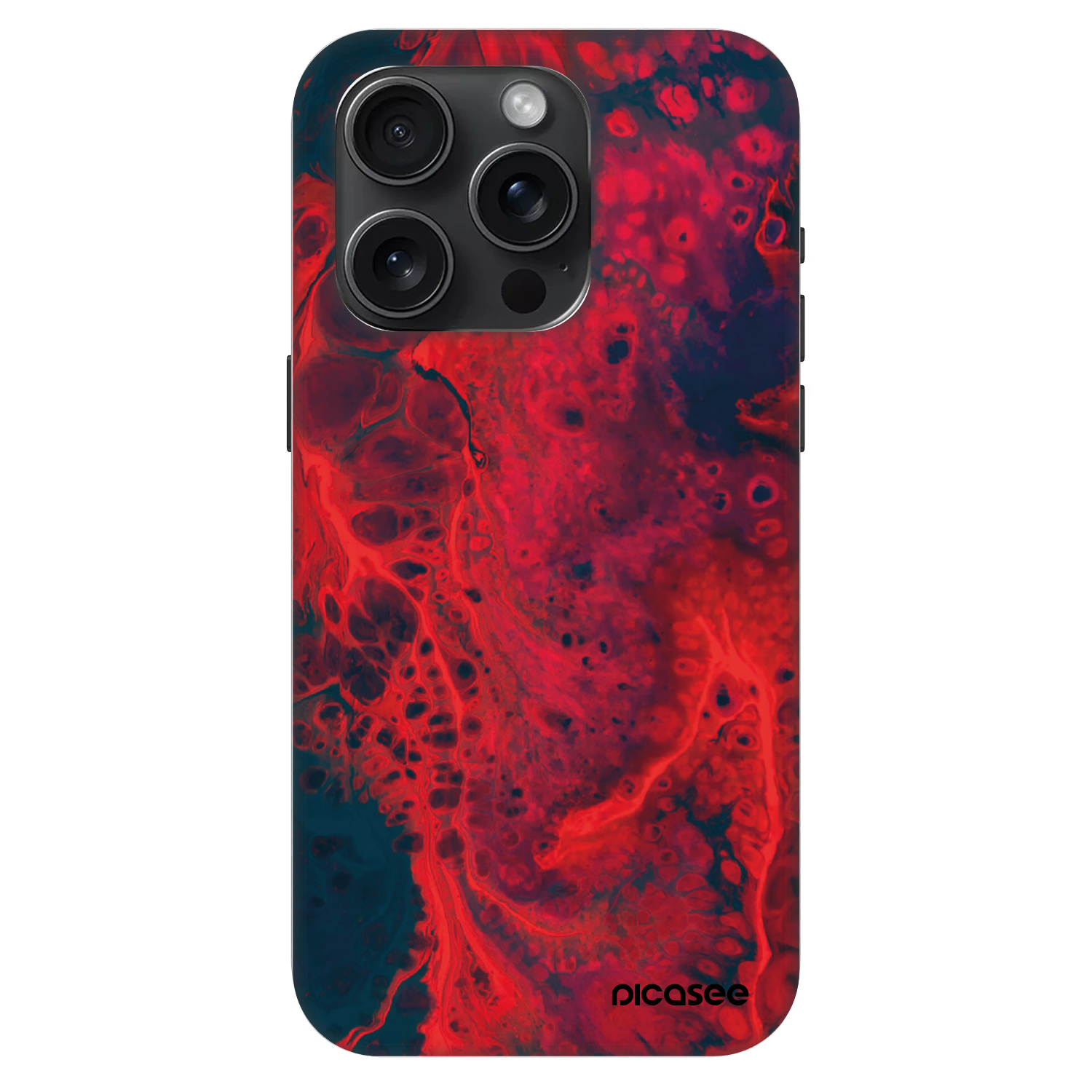 Picasee Fashion Case MagSafe für Apple iPhone 15 Pro - Organic red
