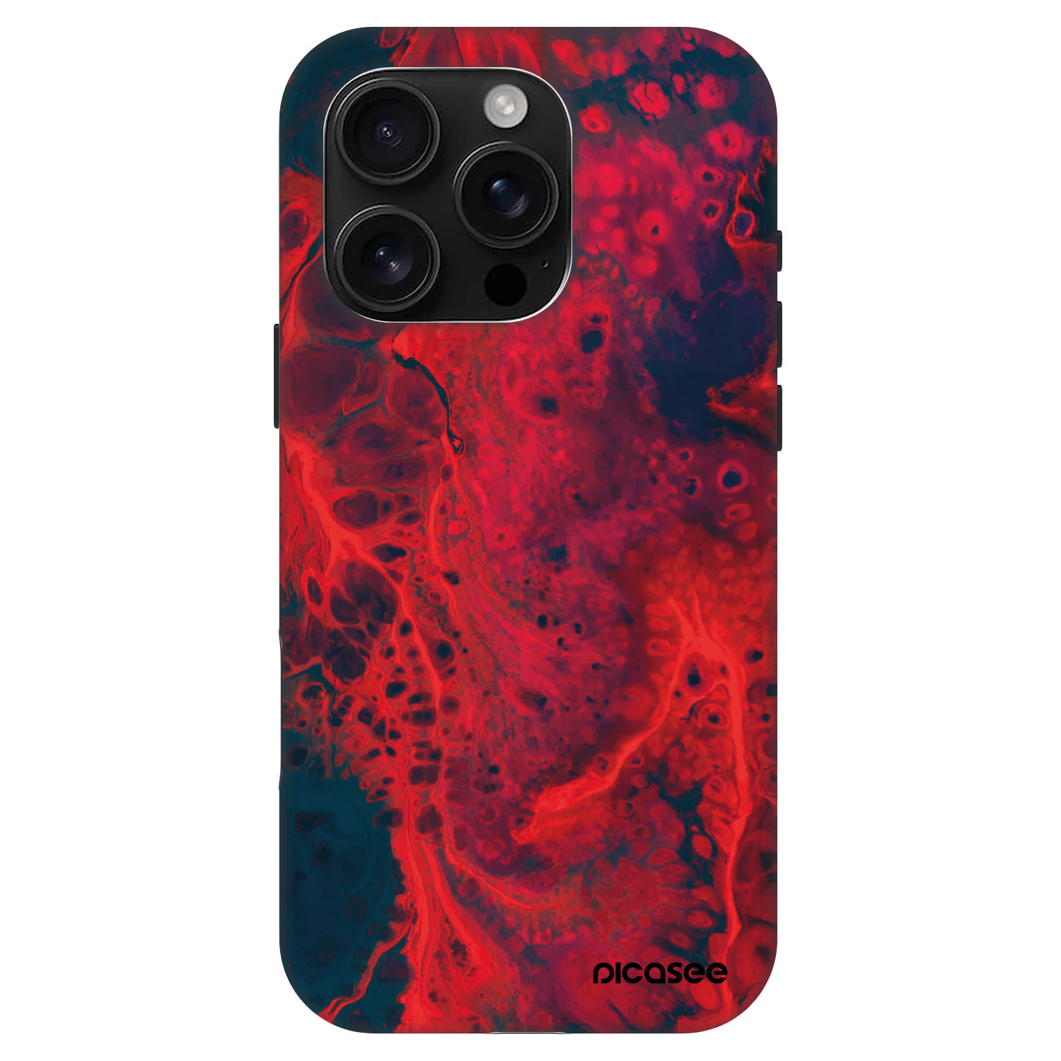 Picasee Fashion Case MagSafe für Apple iPhone 16 Pro - Organic red