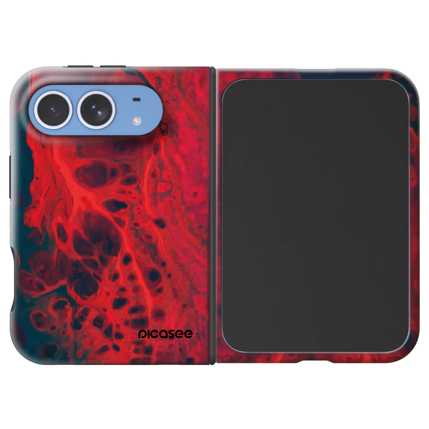 Picasee Fashion Case MagSafe für Apple iPhone Duo - Organic red