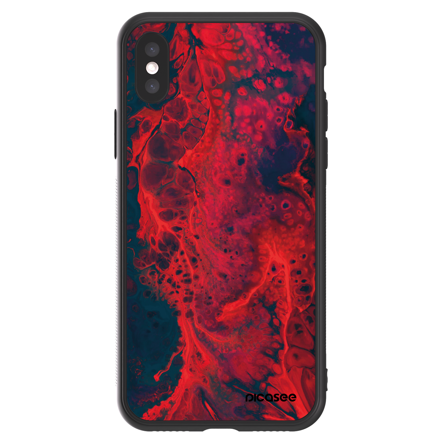 Picasee ULTIMATE CASE für Apple iPhone X/XS - Organic red