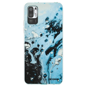 Picasee Xiaomi Redmi Note 10 5G Hülle - Transparentes Silikon - Organic blue