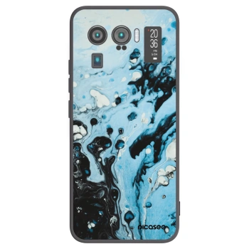 Picasee Xiaomi Mi 11 Ultra Hülle - Schwarzes Silikon - Organic blue