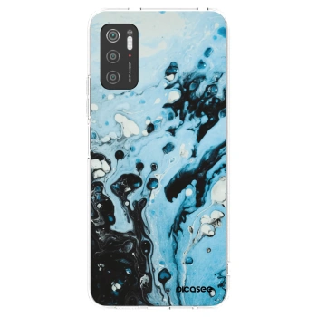 Picasee Xiaomi Poco M3 Pro 5G Hülle - Transparentes Silikon - Organic blue