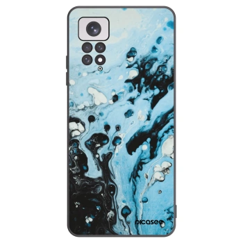 Picasee Xiaomi Redmi Note 11 Hülle - Schwarzes Silikon - Organic blue