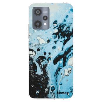 Picasee Realme 9 Pro 5G Hülle - Transparentes Silikon - Organic blue