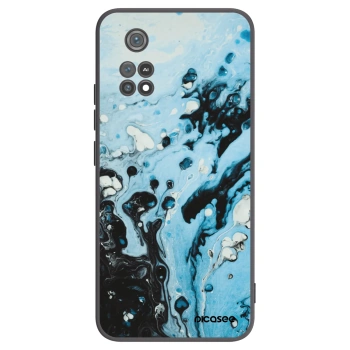 Picasee Xiaomi Poco M4 Pro Hülle - Schwarzes Silikon - Organic blue