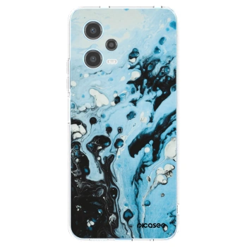 Picasee Xiaomi Redmi Note 12 5G Hülle - Transparentes Silikon - Organic blue