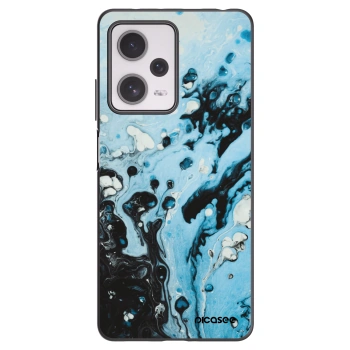 Picasee Xiaomi Redmi Note 12 Pro+ 5G Hülle - Schwarzes Silikon - Organic blue