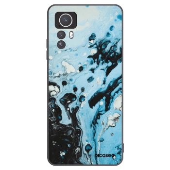 Picasee Xiaomi Redmi Note 12S Hülle - Schwarzes Silikon - Organic blue