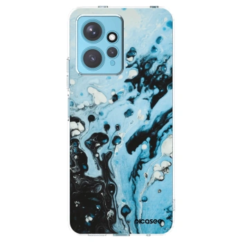 Picasee Xiaomi Redmi Note 12 4G Hülle - Transparentes Silikon - Organic blue