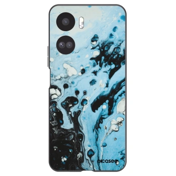 Picasee Honor 90 Lite 5G Hülle - Schwarzes Silikon - Organic blue