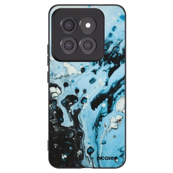 Picasee Xiaomi 14 Pro Hülle - Schwarzes Silikon - Organic blue