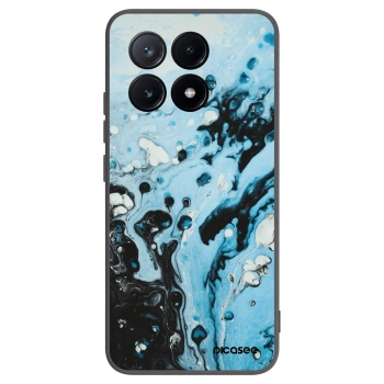 Picasee Xiaomi Poco X6 Pro Hülle - Schwarzes Silikon - Organic blue
