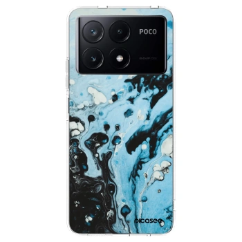 Picasee Xiaomi Poco X6 Pro Hülle - Transparentes Silikon - Organic blue