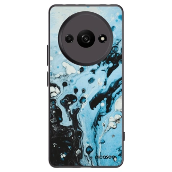 Picasee Xiaomi Redmi A3 Hülle - Schwarzes Silikon - Organic blue