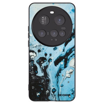 Picasee Xiaomi 15 Ultra Hülle - Schwarzes Silikon - Organic blue