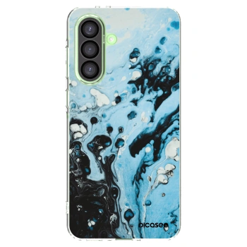 Picasee Samsung Galaxy A26 5G A266B Hülle - Transparentes Silikon - Organic blue