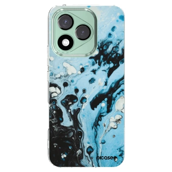 Picasee Honor 400 Lite 5G Hülle - Transparentes Silikon - Organic blue