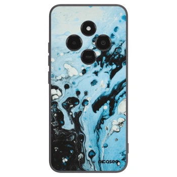 Picasee Xiaomi Poco C75 Hülle - Schwarzes Silikon - Organic blue