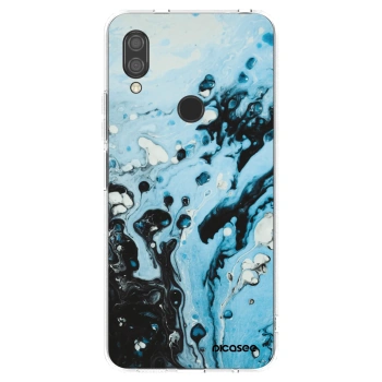Picasee Xiaomi Redmi 7 Hülle - Transparentes Silikon - Organic blue